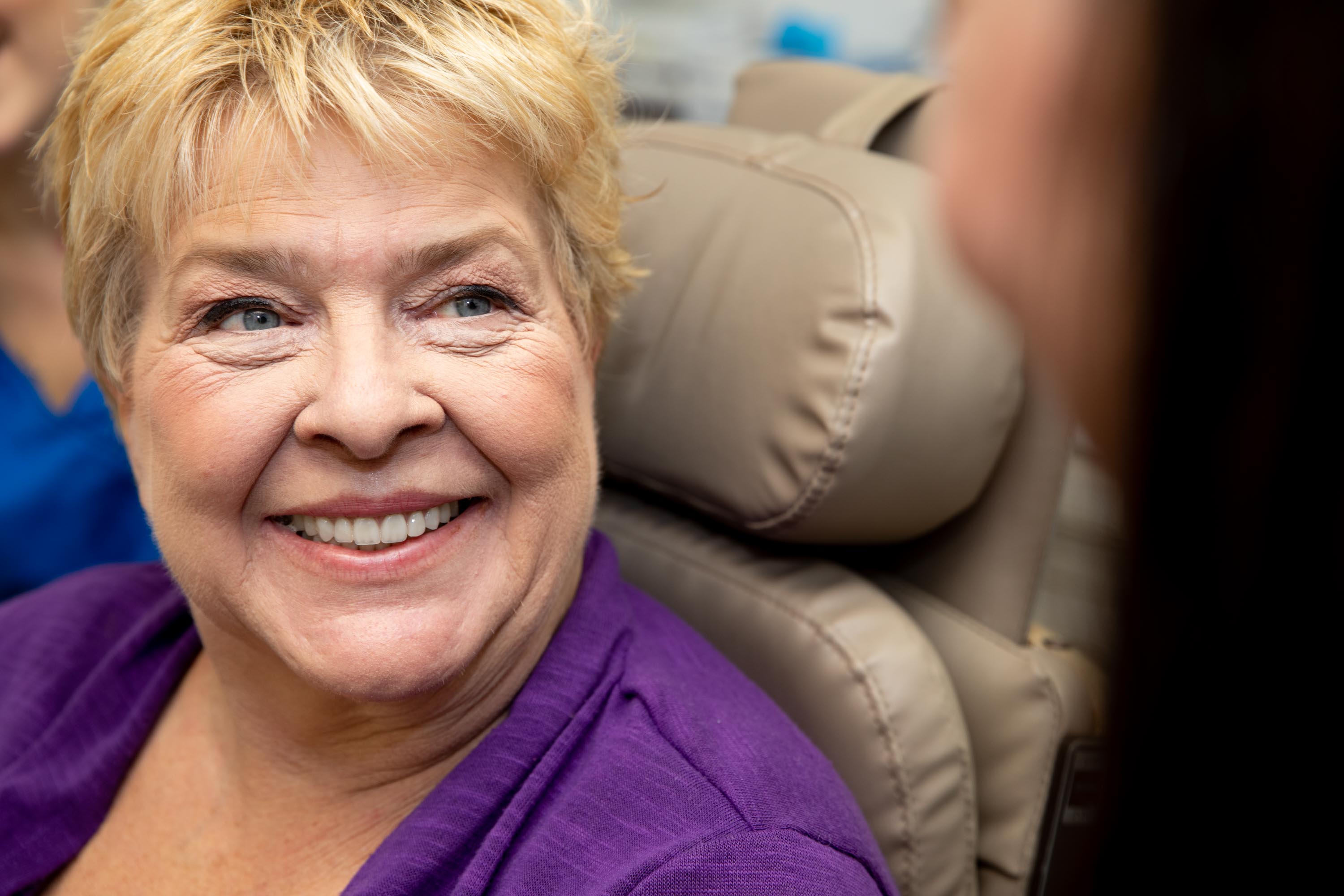 Implant supported denture patient Durham Dental Solutions