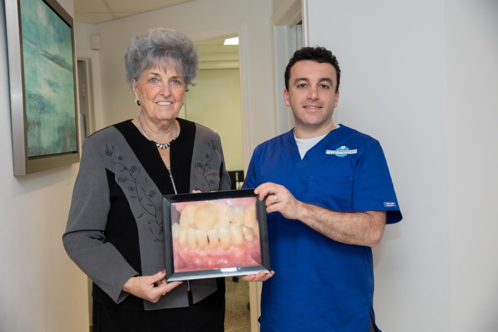 Dr Bishara and Teeth in a Day patient Durham Dental Solutions